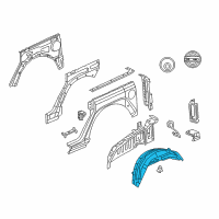 OEM 2020 Jeep Wrangler Shield-Splash Diagram - 68270816AD