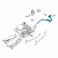 OEM 2011 Ford Edge Filler Pipe Diagram - BT4Z-9034-A