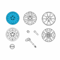 OEM 2014 Kia Rio Wheel Assembly-Steel Diagram - 529101W100