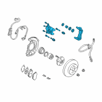 OEM Toyota Avalon Caliper Diagram - 47730-06040