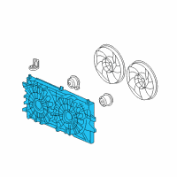 OEM Buick Fan Shroud Diagram - 89018694