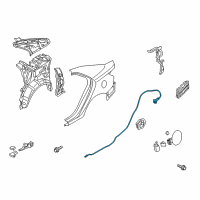 OEM 2010 Kia Forte Catch & Cable Assembly-F Diagram - 815901M000