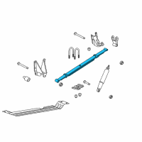 OEM 2006 Lincoln Mark LT Leaf Spring Diagram - 6L3Z-5560-MD