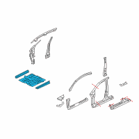 OEM Honda Civic Floor, FR. Diagram - 65100-SNF-A01ZZ