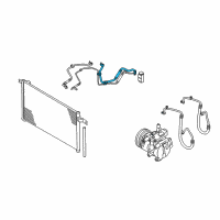 OEM Hyundai Accent Pipe-Suction Diagram - 97760-1E000