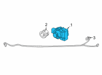 OEM 2022 Toyota 4Runner Reverse Sensor Diagram - 89341-64010-B2