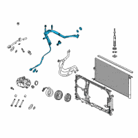 OEM 2009 Ford F-150 Hose & Tube Assembly Diagram - AL3Z-19A834-A