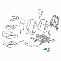 OEM 2016 Toyota 4Runner Seat Switch Diagram - 84922-60160
