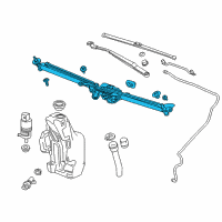 OEM 2017 Buick Verano Motor & Linkage Diagram - 13262434