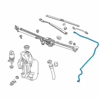 OEM 2015 Buick Verano Washer Hose Diagram - 22798595