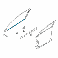 OEM Kia Telluride W/STRIP Assembly-Fr Dr B Diagram - 82210S9000