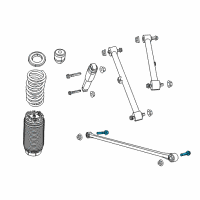 OEM 2018 Ram 1500 Bolt-HEXAGON FLANGE Head Diagram - 6104264AA