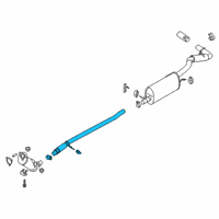 OEM 2020 Ford Ranger Front Pipe Diagram - KB3Z-5A212-C