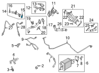 OEM Inlet Pipe Gasket Diagram - JT4Z-9E464-A