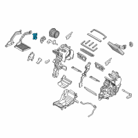 OEM Kia Soul EV Mode Actuator Diagram - 97154E4000