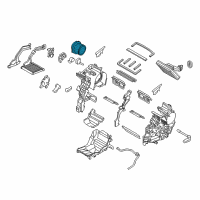 OEM 2018 Kia Soul EV Fan & Motor Assembly Diagram - 97113E4000