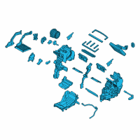 OEM Kia Heater Complete Diagram - 97200E4010