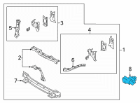 OEM 2020 Toyota 86 Air Temperature Sensor Diagram - SU003-A0022