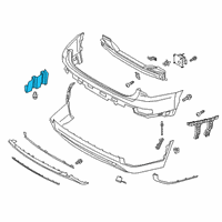 OEM Hyundai Cover-RR Bumper Under, LH Diagram - 86675-S8000