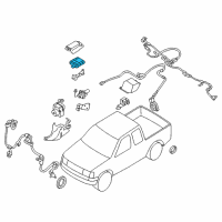 OEM 1995 Nissan Pathfinder Abs Control Module Unit Diagram - 47850-92G00