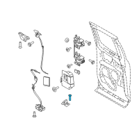 OEM 2019 Ford F-350 Super Duty Lower Striker Bolt Diagram - -W714017-S450B