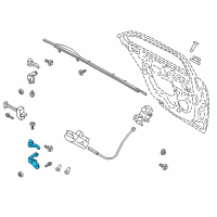 OEM 2019 Lincoln MKZ Lower Hinge Diagram - DS7Z-5426811-B