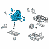 OEM 2016 Honda Accord Pump Assembly, Oil Diagram - 15100-5G0-A01