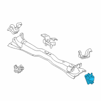 OEM 2005 Lincoln Aviator Front Mount Diagram - 3C5Z-6038-AB