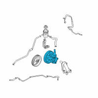 OEM 2009 Hyundai Santa Fe Pump Assembly-Power Steering Oil Diagram - 57100-2B300