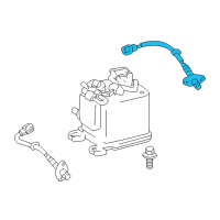 OEM 2002 Toyota Tundra Rear Oxygen Sensor Diagram - 89465-09300