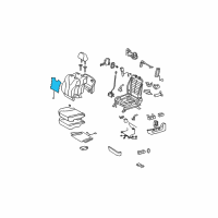 OEM Toyota Venza Seat Back Heater Diagram - 87530-0T011