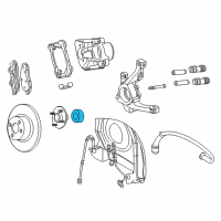 OEM 2001 Chrysler PT Cruiser Wheel Bearing Diagram - 4668442AA