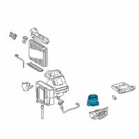 OEM Scion xA Blower Motor Diagram - 8710352090