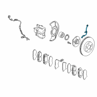 OEM 2005 Honda CR-V Hose Set, Left Front Brake Diagram - 01465-S9A-000