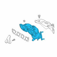 OEM 2018 Hyundai Elantra Exhaust Manifold Catalytic Assembly Diagram - 28510-2EFA0