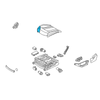 OEM 2016 Hyundai Genesis Pad Assembly-Front Seat Cushion Driver Diagram - 88150-B1000