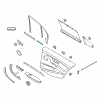 OEM 2015 BMW 328d Sealing Strip Diagram - 51-34-7-263-269