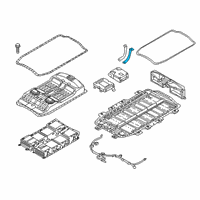 OEM 2016 Kia Soul EV Cable-Power, Positive Diagram - 37563E4000