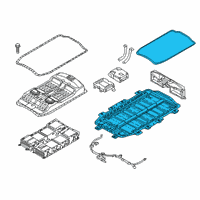 OEM Kia Soul EV Panel Assembly-Battery Pack Diagram - 37590E4000