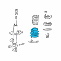 OEM 2019 Toyota Corolla Coil Spring Diagram - 48131-12F80