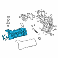 OEM Lexus GS F Cover Sub-Assembly, CYLI Diagram - 11201-38092