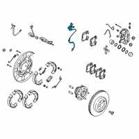 OEM 2018 Kia Stinger Sensor Assembly-Abs Rear Diagram - 59910J5110