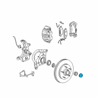 OEM 2008 Lincoln Mark LT Hub & Rotor Retainer Diagram - 6L3Z-3C294-AA