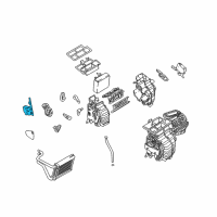 OEM 2007 Kia Sportage Mode Actuator Diagram - 971542E200