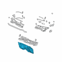 OEM 2007 Honda Accord Dashboard (Lower) Diagram - 61500-SDA-A00ZZ