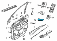 OEM 2020 Ram 1500 Memory Selector Diagram - 68310848AC