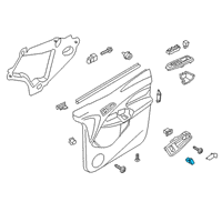 OEM Ford Mustang Mach-E Lock Switch Diagram - F1EZ-14028-B