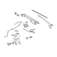 OEM 2015 Toyota Tacoma Washer Hose Extension Diagram - 90068-33053