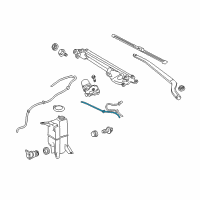 OEM 2015 Toyota Sequoia Washer Hose Diagram - 90068-33096