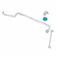 OEM Honda Civic Bush, Left Front Stabilizer Holder (18Mm) Diagram - 51307-TR0-A11